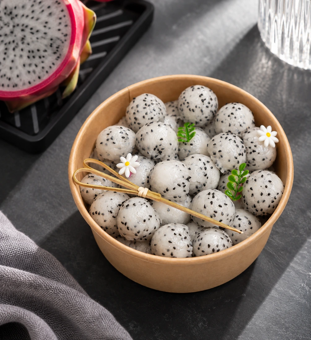 Thanh long ruột trắng cắt sẵn 500g